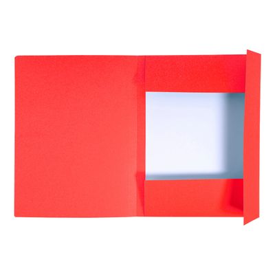3130631448036-Exacompta Forever - 100 Chemises imprimées - 280 gr - rouge-Avant-1