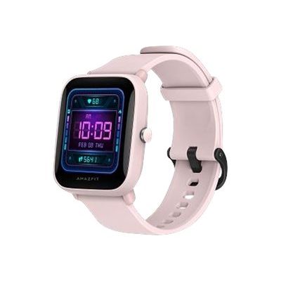 6972596102755-Amazfit Bip U Pro - montre connectée - affichage 1.43" - rose-Angle droit-0