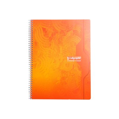 3210330003603-Calligraphe 7000 - Cahier à spirale 24 x 32 cm - 180 pages - grands carreaux (Seyes) - disponible dans-Avant-2