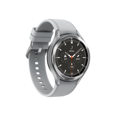8806092555747-Samsung Galaxy Watch4 Classic - montre connectée - 46mm - 16 Go - argent-Angle gauche-3