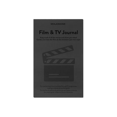 8056420853551-Moleskine Passion - Films & TV journal - 13 x 21 cm -  400 pages - gris-Avant-0