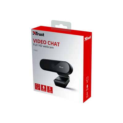 8713439236378-Trust Tyro - Webcam full HD 1080p-Angle droit-8