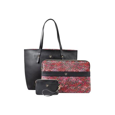 7613329053256-Wenger Marie Flor - Sac à main pour ordinateur portable 14" - noir-Avant-1
