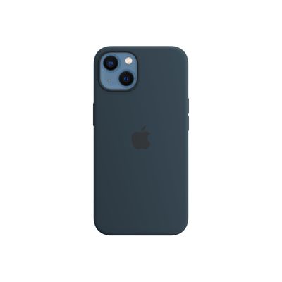 0194252780893-Apple - coque de protection avec MagSafe pour iPhone 13 - bleu abysse-Arrière-2