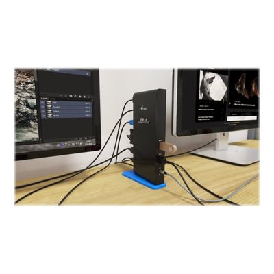 8595611700620-i-Tec - Station d'accueil - USB - DVI, HDMI - GigE-Angle droit-3