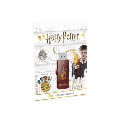 3126170167293-Emtec Harry Potter M730 Gryffondor - clé USB 16 Go - USB 2.0-Angle gauche-0