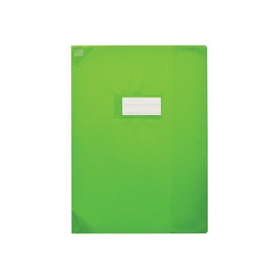 3045050186394-Oxford Strong Line - Protège cahier sans rabat - 24 x 32 cm - vert opaque-Avant-0