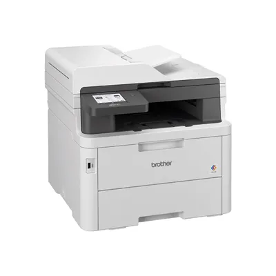4977766824088-Brother MFC-L3760CDW - imprimante multifonction laser couleur A4 - USB 2.0, Gigabit LAN, Wi-Angle gauche-2