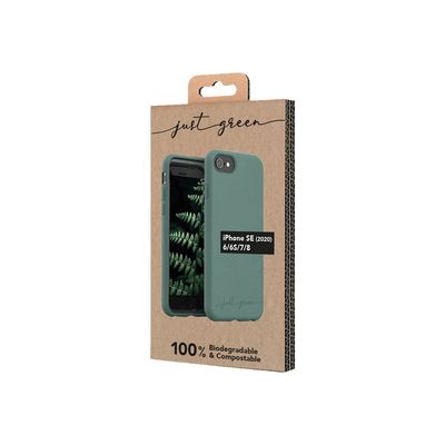 3571211444985-Just Green - coque de protection pour iPhone 6/7/8/SE20 - night green-Angle droit-4