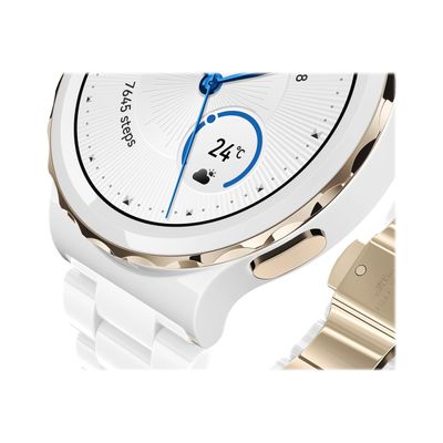 6941487253746-Huawei Watch GT 3 Pro - montre connectée - 43mm - blanc-Gros plan-6