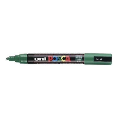 4902778916148-Posca - Marqueur peinture pointe moyenne - vert foncé-Angle gauche-0
