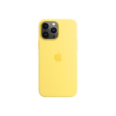 0194253035343-Apple - coque de protection avec MagSafe pour iPhone 13 Pro Max - jaune-Avant-0
