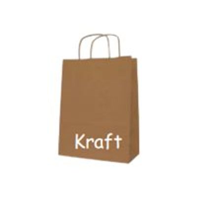 3270241016451-Apli Agipa - 50 Sacs kraft cadeau - 24 cm x 11 cm x 31 cm - brun -Avant-0