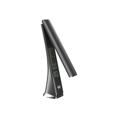 3304490422142-WE - lampe de bureau sans fil - rechargeable - écran LCD - noir-Angle gauche-1