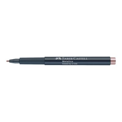 4005401607892-Faber-Castell Metallics - marqueur - kissed by a rose-Angle gauche-1