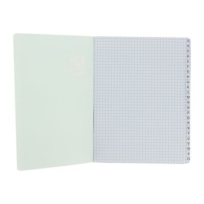 3020120814841-Oxford - Répertoire 17 x 22 cm - 120 pages - petits carreaux (5x5 mm) - disponible dans différen-Avant-5
