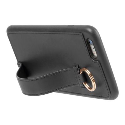 3663111057126-MUVIT LIFE Ring - Coque de protection pour iPhone 6 Plus, 6s Plus - noir-Arrière-0