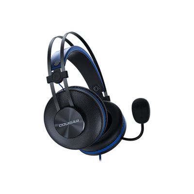 4710483772313-COUGAR IMMERSA ESSENTIAL - casque filaire avec micro - noir et bleu-Angle gauche-2