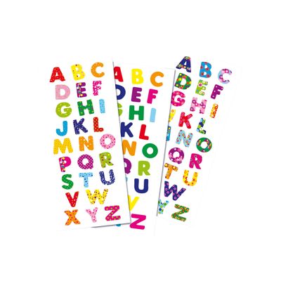 3108726098794-Oberthur - 78 Gomettes - alphabet-Multi-angle-3