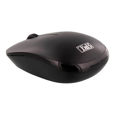 3303170090251-T'nB CLASSY - Ensemble clavier et souris sans fil - noir-Angle gauche-3