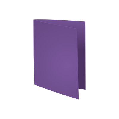 3288582171081-Exacompta Rock"s - 10 Chemises - 210 gr - pour 200 feuilles - violet foncé-Angle droit-0