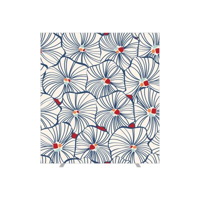 3660141945294-Cloison de séparation EASYSCREEN - L160 x H174 cm - bouquet blanc-Avant-0