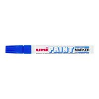 4902778912317-UNI PAINT PX - Marqueur permanent - pointe ogive - bleu foncé-Angle gauche-0