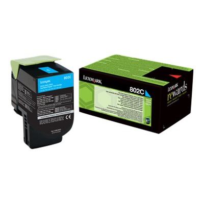 734646475556-Lexmark 802C- cyan - cartouche laser d'origine-Multi-angle-0
