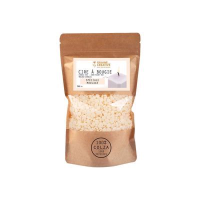 3471051370010-Graine Creative Vegetal - cire de bougie - 380 g - ivoire - 100% rapeseed-Avant-0