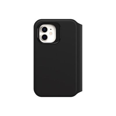 0840104215470-OtterBox Strada Series Via - étui à rabat pour iPhone 12 mini - noir-Arrière-4
