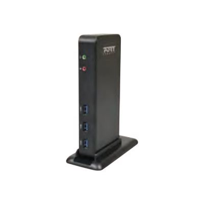 3567049019013-PORT Connect - Docking Station Universelle Noir-Angle droit-0