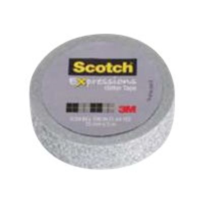 4054596070356-Rubans Scotch Expressions Pailletés Argent-Avant-0