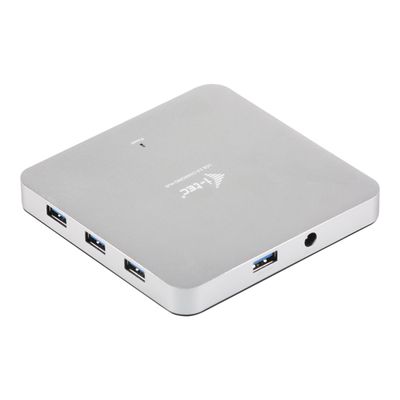 8595611700675-i-Tec USB 3.0 Metal Charging HUB - Hub - 10 x SuperSpeed USB 3.0 - de bureau-Arrière-3