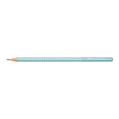 4005401182627-Faber-Castell Sparkle - Crayon à papier - B - OCEAN METALLIC-Angle gauche-0