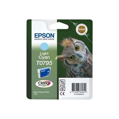 8715946360621-Epson T0795 Chouette - cyan clair - cartouche d'encre originale-Avant-1