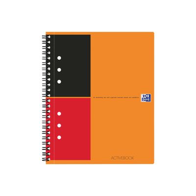 3020120014128-Oxford Activebook - Cahier à spirale A5 - 160 pages - ligné-Avant-0