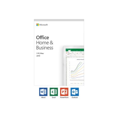 0889842337105-Microsoft Office Home and Business 2019 - version boîte - 1 PC/Mac-Avant-0