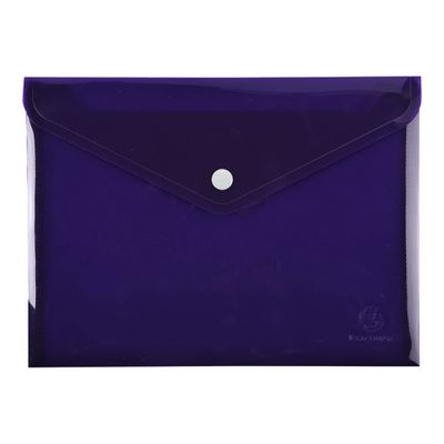 3130630344407-Exacompta Iderama - Pochette enveloppe - format A5 - bouton pression - disponible dans différente-Avant-6