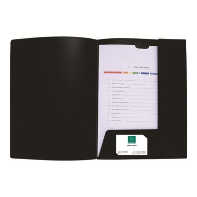 3130631435012-Exacompta Kreacover - 30 Chemises de présentation personnalisables - A4 - noir-Avant-2