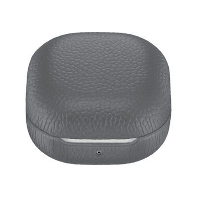8806092087217-Samsung Leather Cover EF-VR180 - étui en cuir pour Galaxy Buds Live, Buds Pro - gris-Avant-0