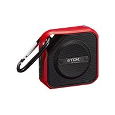 0020356621094-TDK Life on Record TREK Micro A12 - Enceinte - sans fil - 3 Watt - rouge-Angle gauche-2