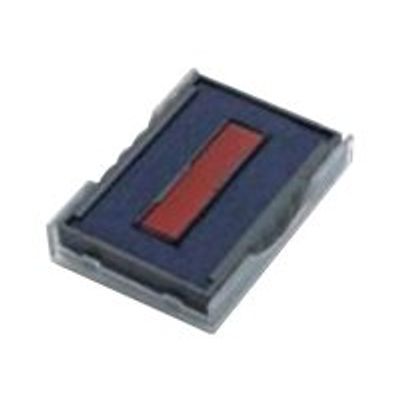 0092399686217-Trodat - Recharge tampon 6/4207 rond - bleu/rouge-Angle droit-0