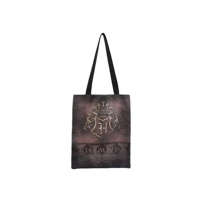 8445118023947-Harry Potter - Sac shopping - brun/or - Karactermania-Arrière-3
