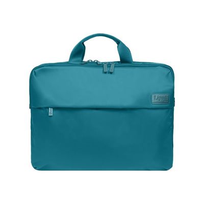 3661123033817-Lipault PLUME BUSINESS - Sacoche pour ordinateur portable 17,3" - Bleu canard-Avant-0