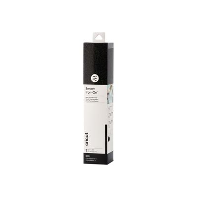 0093573617300-Cricut Smart Iron-On - Feuille pour activités manuelles - 33 cm x 2,7 m - noir - vinyle-Angle droit-0
