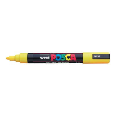 4902778916162-Posca - Marqueur peinture pointe moyenne - jaune-Angle gauche-0