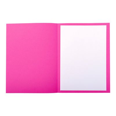 3288584351207-Exacompta Forever - 5 Paquets de 50 Chemises imprimées - 220 gr - fuchsia-Avant-1