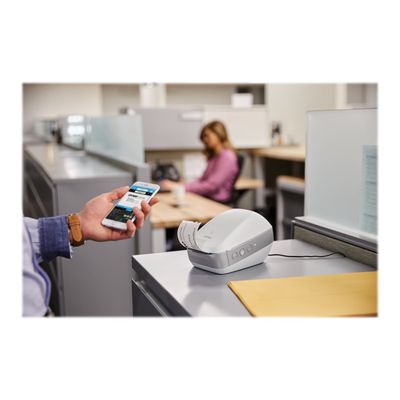 3501179805610-Dymo LabelWriter Wireless  -  Étiqueteuse  - imprimante d'étiquettes wifi monochrome  - impression -Angle droit-3