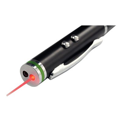 4002432102211-Leitz Complete 4 in 1 - Stylet / lampe torche / stylo à bille / pointeur laser - noir-Gros plan-6
