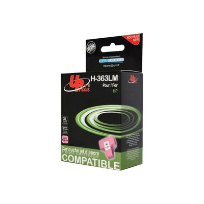 3584770880378-Cartouche compatible HP 363 - magenta clair - Uprint-Angle droit-0
